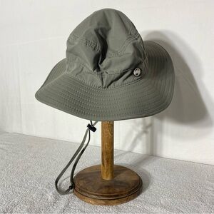 Wind River Olive Green Tick & Mosquito Repellant Wide Brim Explorer Hat L/XL